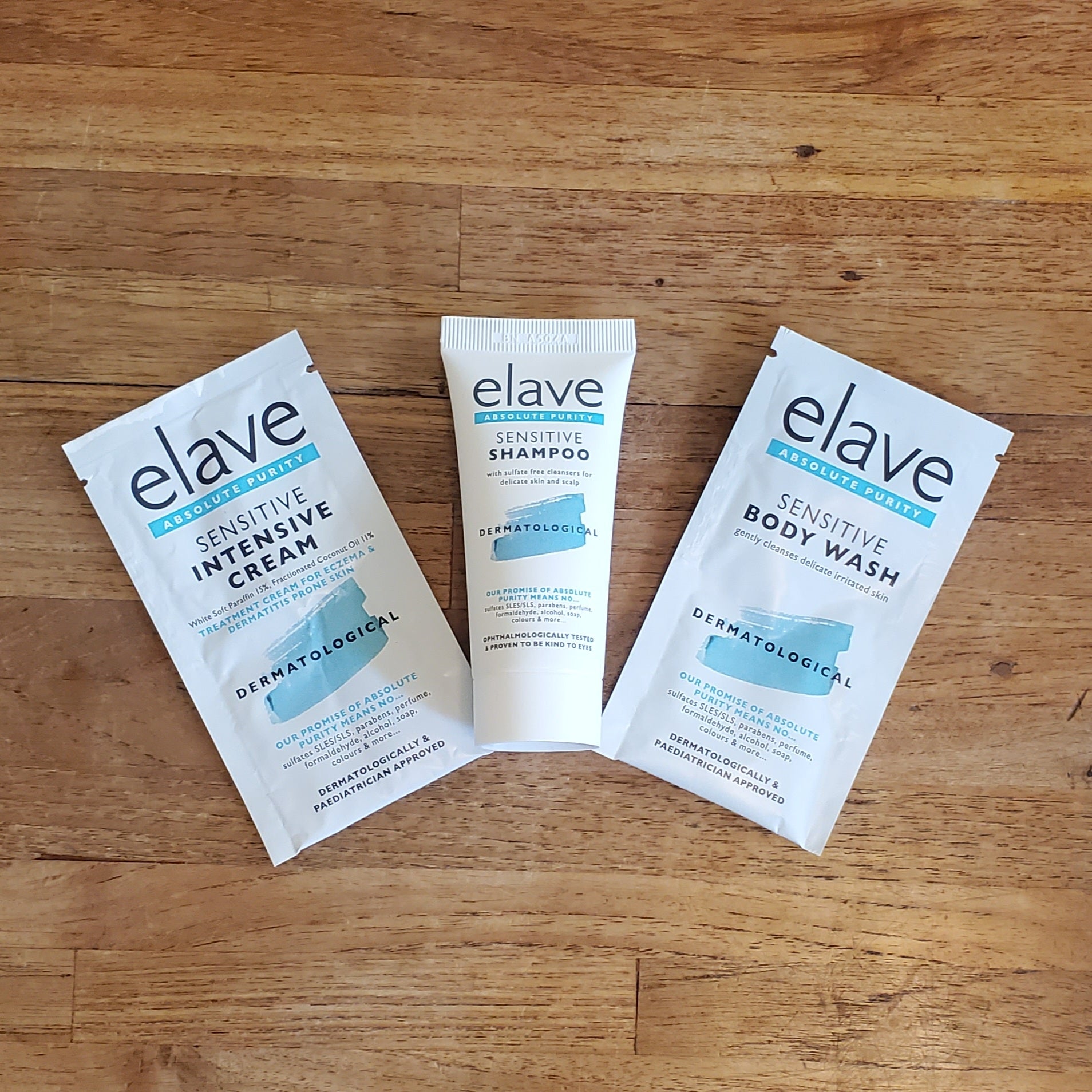 Elave Sensitive Shampoo mini and sample trio (Reward)