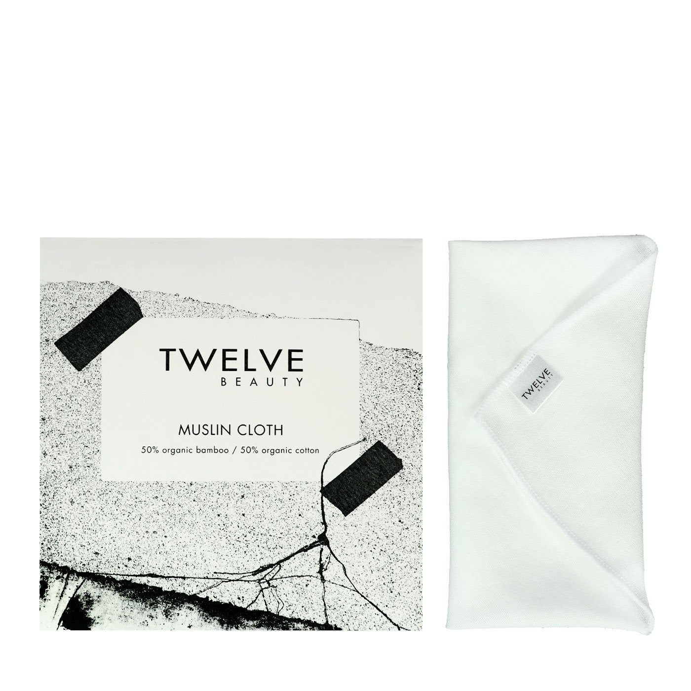 TWELVE Beauty Softest Muslin Cloth