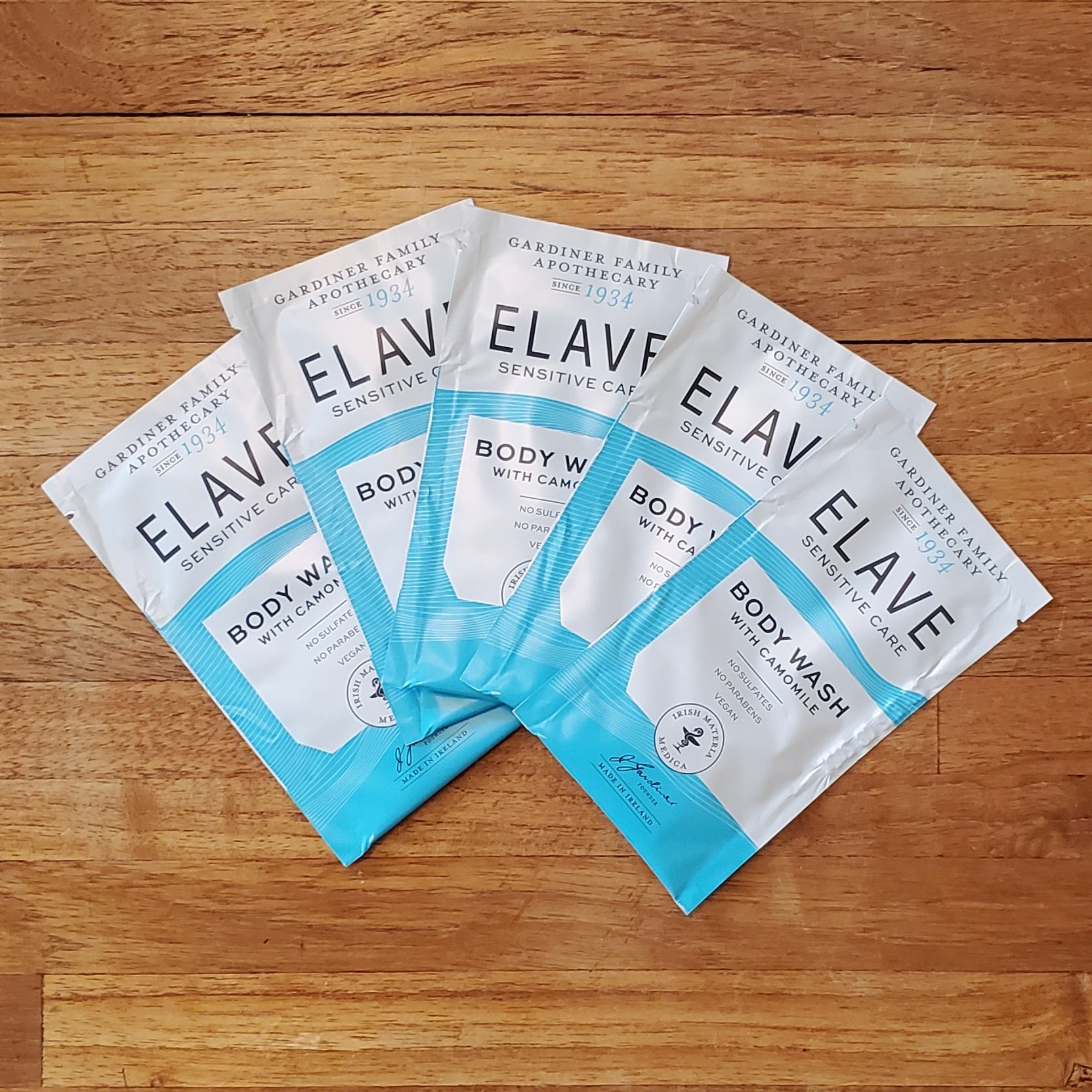 Elave Body Wash Sample Sachets (Reward)